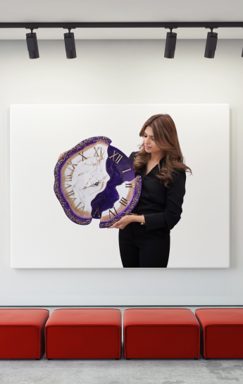 Ira + Purple Clock